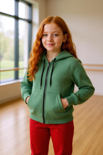 İnce Pamuklu Fermuarlı Çocuk Hırka