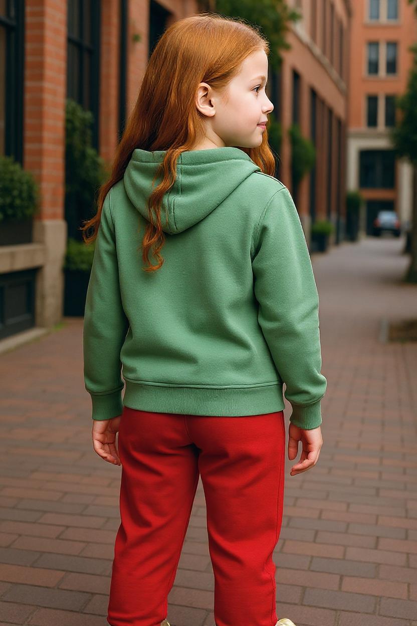 İnce Pamuklu Fermuarlı Çocuk Hırka