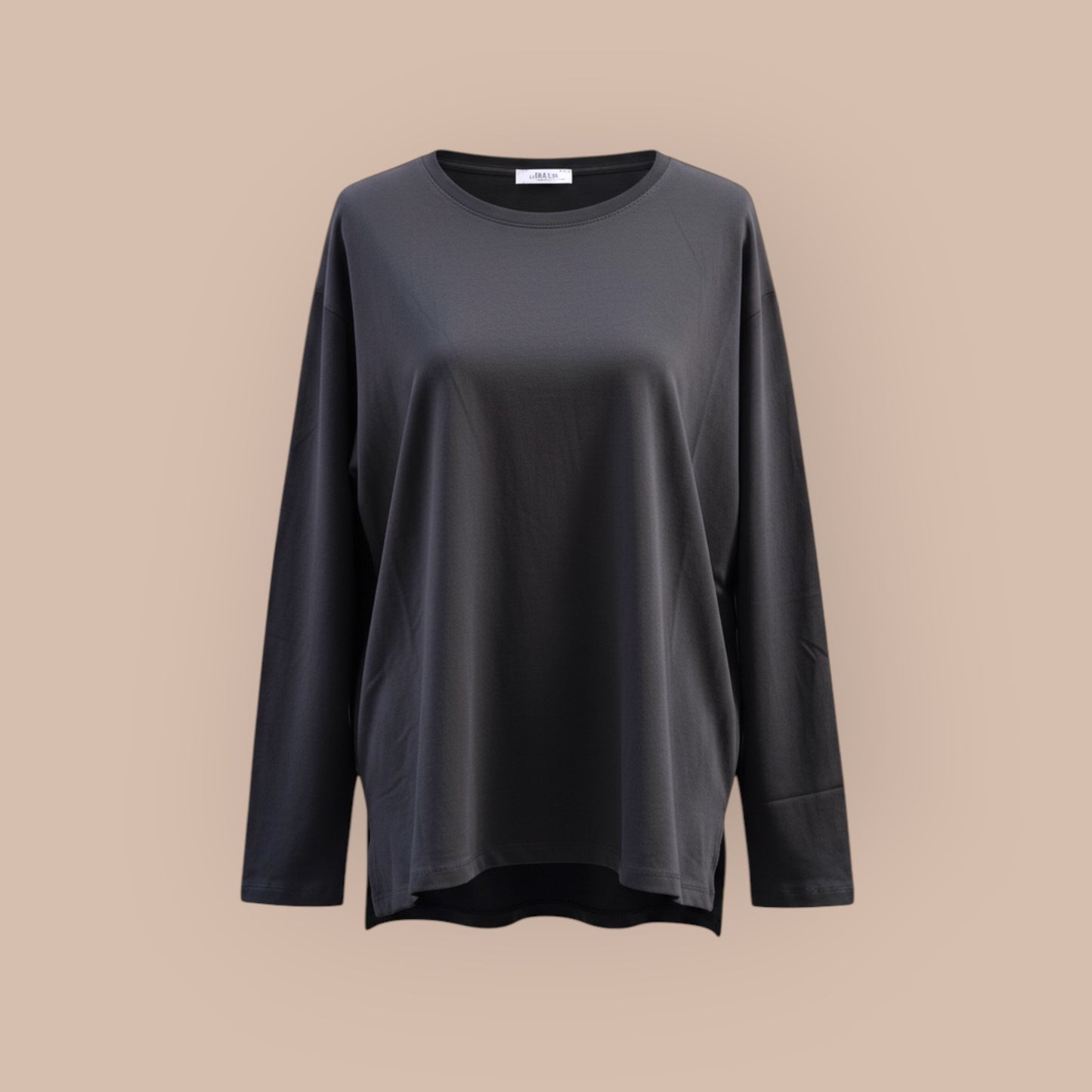 Atic Spor Kadın Siyah Uzun Kollu Supreme Pamuk T-Shirt