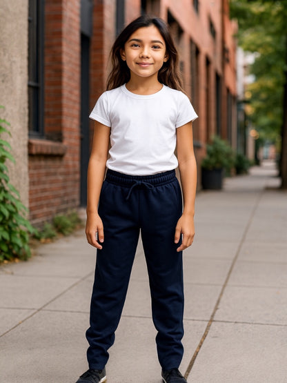 Çocuk Penye Eşofman Altı | 7-16 Yaş | Siyah, Antrasit, Lacivert, Karbeyaz