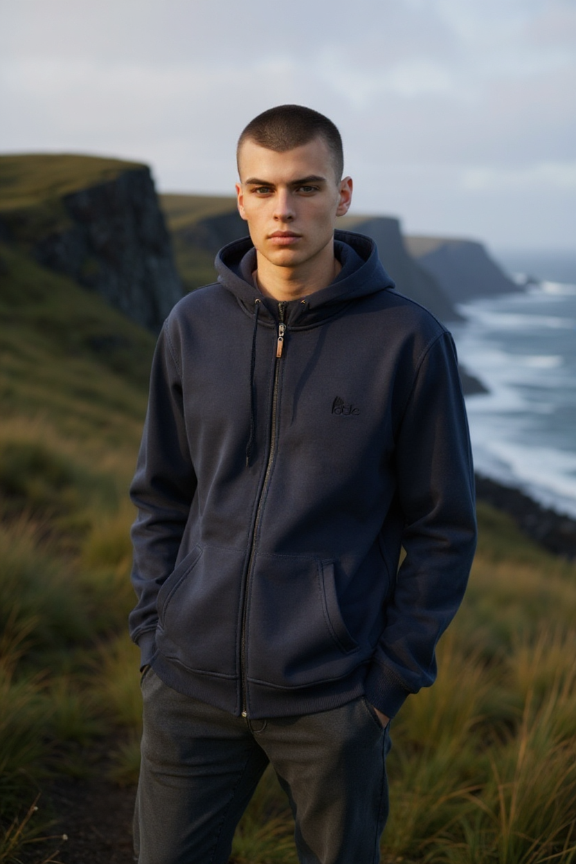 Atic Spor 3 İplik Pamuklu Kapüşonlu Mont – Günlük Rahat Tarz