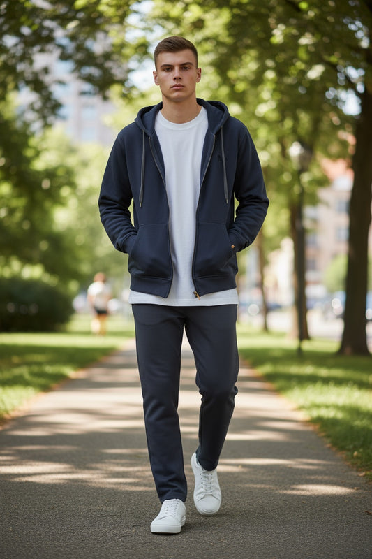 Atic Spor 3 İplik Pamuklu Kapüşonlu Mont – Günlük Rahat Tarz