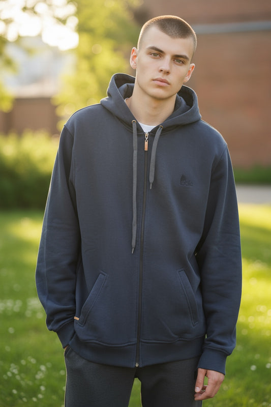 Atic Spor 3 İplik Pamuklu Kapüşonlu Mont – Günlük Rahat Tarz